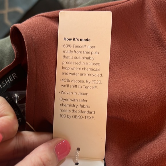 Eileen Fisher ruset wide leg jumpsuit - Picture 6 of 8